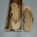 Sweet Life thong-style sandals, Tan, 9.5