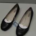 CLIFFS BY WHITE MOUNTAIN Clara Women's Ballet Flat, Black/Burnished/Smooth, 9.5 W