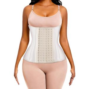 ECOWALSON Waist Trainer for Women - 9/25 Steel Bones & Additional Extender Cincher Corset for Hourglass body Shaper