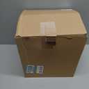 Outdoor Solar Floor Lamp, Large Natural Rattan Lantern with Metal Pole and Base, Waterproof Lamp for Patio Yard Garden Wedding Home Decoration