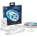 PowerA Lumectra 18FT RGB LED Light Strip with Control Remote, Music Sync Color Changing Light Strip