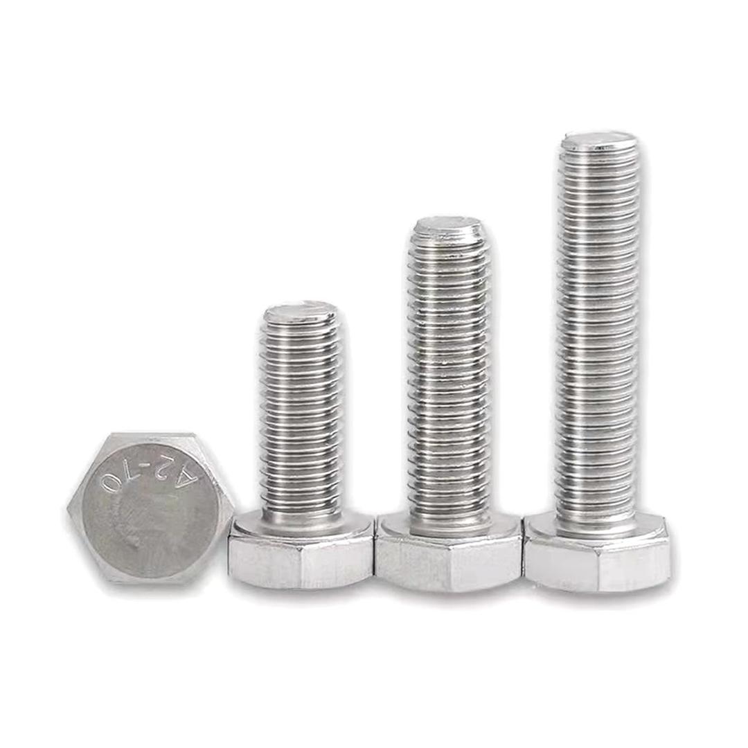 2 Pcs M14 Hex Bolt M14-2 x 90mm UNC Hex Head Screw Bolts A2-70(304) Stainless Steel Fully Threaded Hex Tap Bolts (304 ss;M14 x 90mm)