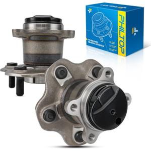 PHILTOP 512530 Rear Wheel Bearing Hub Assembly Fit for Nissan Sentra 2013 2014 2015 2016 2017 2018 2019, 5 Lugs 2pcs Wheel Hub Assembly