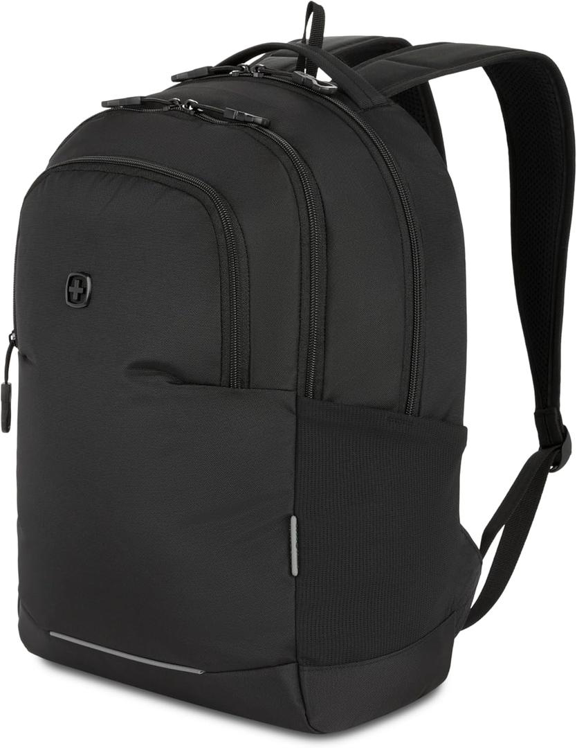SwissGear Orientation Laptop Backpack, Black, 17"x12"x7" (17.75-Inch)