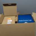 TENGXIN Modern Pendant Light for Kitchen Island, Brushed Gold Hanging Ceiling Light Fixture,Farmhouse Pendant Lighting for Dining Room Bedroom Bar Office 2Pack,TXPLBG01-2PK