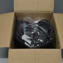 OKBA 10 Pack Sublimation Blank Baseball Cap Adjustable Hat Polyester Mesh Trucker Hats for Men and Women (US, Alpha, One Size, 3X-Large, Standard, Black and White hat *10PCS)