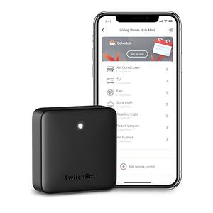 SwitchBot Hub Mini Smart Remote - IR Universal Remote, WiFi IR Blaster for TV, Air Conditioner, Compatible with Alexa, Google Home, Link SwitchBot to Wi-Fi (Support 2.4GHz)