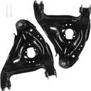 2PCS Front Lower Control Arm w/Ball Joints Fits for Chevy 1995-2005 Blazer, 1982-2003 S10, 1987-1995 LLV, for GMC 1992-2001 Jimmy, 1991-2003 Sonoma, 1982-1991 S-15 Replacement K620252 K620251