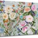 WINKAILIN Botanical Print Photos Floral Canvas Art Colorful Wall Paintings 12"x16" Wall Art for Dining Room Area Bedroom Decoration