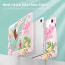Mektron Case for Samsung Galaxy Tab A9+/A9 Plus 11 2024 Model (SM-X210/X216/X218) with S Pen Holder, Slim Cover Clear Shell + Trifold Stand + Auto Wake/Sleep, Y2K Clipart