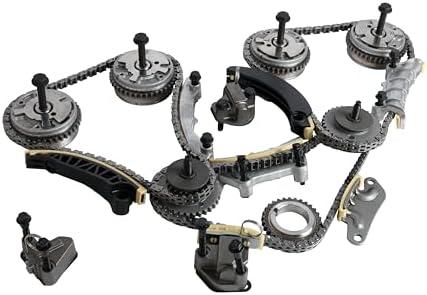 Riyhch 9-0753SVVT Timing Chain Kit with VVT Sprocket for DOHC 3.0L 3.2L 3.6L V6, fit for Buick enclave, fit for Chevy Equinox, for XTS, fit for Gmc acadia/Canyon, fit for Saab, fit for Saturn