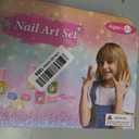 Kids Nail Polish Set for Girls, Non-Toxic Quick Dry Nail Art Salon Kit with Nail Dryer and Peelable Nail Polish,Ideal Gift Toys for Girls Age 6-12