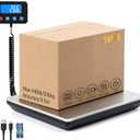 Digital Shipping Postal Scale 0.5 oz High Accuracy440lb Commercial Weight Scale for Package, Small Business, Mail, Warehouse, Home, Battery & Charging Cable Included