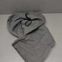 Cotton Yoga Sweatpants - Athletic Casual Lounge Open Bottom Straight Leg Loose Sweat Pants with Zip Pockets, Dark Grey, XS