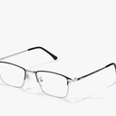 Natural Crystal Stone Lenses Reading Glasses with Clear Real Glass Lenses Blue Light Blocking & UV Protection IF2222