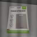 MINADCIN Cutting Board - 304 Food Grade Stainless Steel Cutting Boards for Kitchen- for cutting Meat, Fruit, Vegetables, Outdoor or Indoor 11.5" X 8" (1, Small)