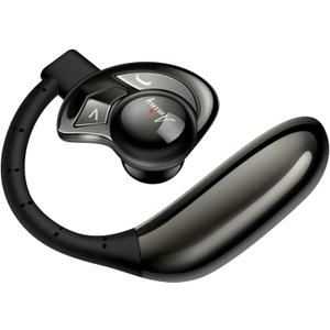 Bluetooth Headset,Wireless Bluetooth Earpiece Compatible with iPhone/Android Cell Phones,Auriculares Bluetooth Earpiece 28 Hrs Talking Time V5.3 Wireless Headset,Button Depress Version