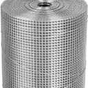 Amagabeli Galvanized Hardware Cloth 1/4 inch 48 x 50 ft 23 Gauge Chicken Wire Fence Welded Wire Mesh Roll Plant Supports Poultry Netting Garden Bed Animal Cage Snake Rabbit Gopher Rodent Proof
