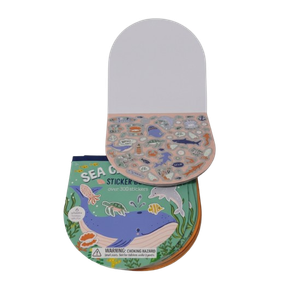 SEA CREATURES STICKERS BOOK OVER 300 STIKERS, 10 Pack