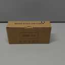 Battery Powered Digital Clock for Bedroom and Living Room Decor, Nightstand Clock with Voice Control Function Dual Display Time(12/24h) and Temperature(C/F), Office Wood Dcor (Black)