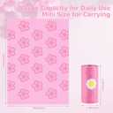 180 PCS Sanitary Napkin Disposal Bags Cherry Blossom Scented, Pink Disposable Sanitary Bag Personal Care Disposal for Tampons Trash Bag, Disposable Mini Bags for Women Privacy Handling Bag Diaper Sack
