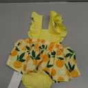 Valcatch Baby Girl Romper Dress Floral 1st Birthday Outfit Sleeveless Summer Bodysuit Newborn Toddler One Piece Jumpsuit, 0-3M