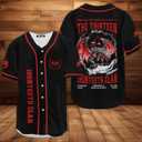 Cute Alien Baseball Jersey, Movie Character Jersey Button Down Shirt, Birthday Gifts for Cartoon Lovers Dragon Throne (L)