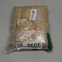 Homaxy 100% Cotton Terry Kitchen Towels(Tan, 13 x 28 inches), Checkered Designed, Soft and Super Absorbent Dish Towels, 4 Pack