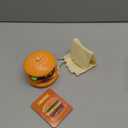 Jumlys Montessori Wooden Burger Stacking Toys for 2, 3, 4, 5 Year Olds, Fine Motor Toys for Kids Boys Girls, Ideal Preschool Educational and Learning Toys, Perfect Christmas Birthday Gifts