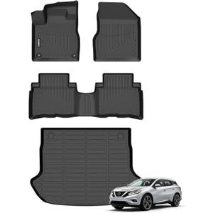 GINNOWY- Floor Mats & Cargo Liner for 2009-2014 Nissan Murano