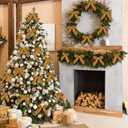 Small Velvet Christmas Bows for Christmas Tree Xmas Decoration Velvet Clip on Bow Ornaments,Home Decor, Wreath, Gift Wrapping, Crafts, Wedding, Party (24, Camel)