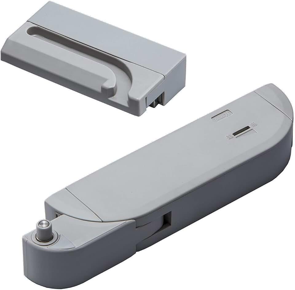 KURIKI Anti Slam Soft Close for Doors – 99 lbs Load (Right-Hand (Gray))