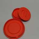 3 Pack Silicone Replacement Lids, Respectively Fits Pyrex 1-Cup, 2-Cup & 4-Cup Tempered Glass Liquid Measuring Cups, Reusable & Food-grade Silicone, Dishwasher & Microwave Safe