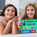 2 x Science Robotics Kit STEM Toys for Boys, DIY Educational Arts and Crafts for Kids, Science Experiments Building Project, Best Birthday for Boys & Girls Age 8 9 10 11 12 Years Old (Green- 3 Robotic Sets)