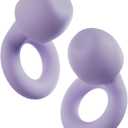 Loop Quiet 2 Ear Plugs - Ultra-Comfy Reusable Noise-Reducing Earplugs for Sleep, Deep Focus, Travel, Sensitivity | Flexible Hearing Protection | Customizable Fit | 24dB (SNR) Noise Reduction (Violet)