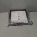 2 pack Box Frame, Black Frame, Short Depth, Custom Quality, Real Wood Frame (10"x10" White Mat)