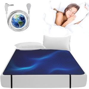 FormiPow Grounding Mat for Bed King, 76"x80" Earthing Mat Grounding Pad for Better Sleep, Pain and Stress Relief, Conductive Carbon Fiber with Cord, Safe & Durable