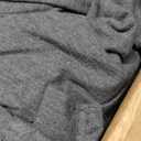 Amazon Basics 4 Piece Breathable 100% Cotton Jersey Bed Sheets Set, Machine Washable, Stretchy Flat and Fitted Sheets, Pillowcase, King, Dark Gray, Solid