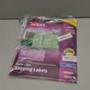 Avery Printable Shipping Labels with Sure Feed, 2" x 4", Matte Clear, 100 Blank Mailing Labels (18663)