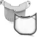 ADQ56656401 Dryer Lint Filter with MCK49049101 Lint Trap Cover  Fit for LG Kenmore Elite Dryer DLGX4001W DLGX4001B DLGX3701W DLGX3701V DLGX8101V DLGX3571V by TOMOON