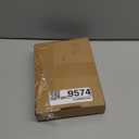 Probrico Cabinet Handles Stainless Steel Kitchen Drawer Pulls Square Bar Cabinet Hardware for Kitchen Bathroom Cupboard Dresser Black 8 Pack 4 Inch (102mm) Hole Center