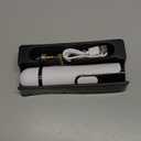 WAZNFYV Silent Groom Pro Nail Grinder, 2026 Dog Nail Grinder 3 Speeds with LED Light & Rechargeable USB Charging Pet Nail Grinders for Dog Cat Home Use (White Black)