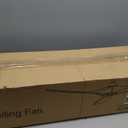 Haipeel 60" Wood Ceiling Fan no Light, 60 Inch Ceiling Fans without Lights with Remote Control, Indoor Outdoor Ceiling Fan no Light for Bedroom Porch Modern Propeller 3 Blade ETL DC Motor, Dark Walnut