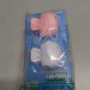 Mspan Toothbrush Head Cover Cap: Tooth Brush Travel Case Protector Plastic Clip Compatible with Manual & Electric Toothbrush for Adults Kids - 2 Packs (Pink, White)