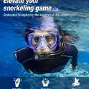Aegend Diving Dry Snorkel for Adult & Youth - Snorkeling Gear with Top Dry Valve, Perfect for Snorkeling, Freediving, Swimming and Scuba Diving