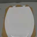 Bemis 1500EC 390 Lift-Off Wood Elongated Toilet Seat, Cotton White (Pack of 1)