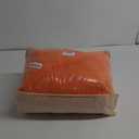 6 Pack 6 Feet Orange Spandex Tablecloth for Rectangular Tables, Fitted & Stretch, Washable, Wrinkle Resistant, Perfect for Event, Wedding, Party, Banquet, Cocktail, Festival, and Table Protector