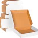 11x8x2 White Cardboard Boxes - 30 Pack Shipping Boxes for Small Business Mailing, Corrugated Packaging