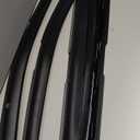 Smoke Black in-Channel Window Visor Window Deflectors Rain Guards Compatible with 2024-2025 Hyundai Kona 4-Piece Set