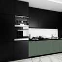 Livelynine 24 X 394 Contact Paper Peel and Stick for Cabinets Waterproof Counter Top Covers Kitchen Cabinet Wallpaper Stick on Black Vinyl Wrap Desk Cover Bathroom Wall Paper Roll Removable Adhesive